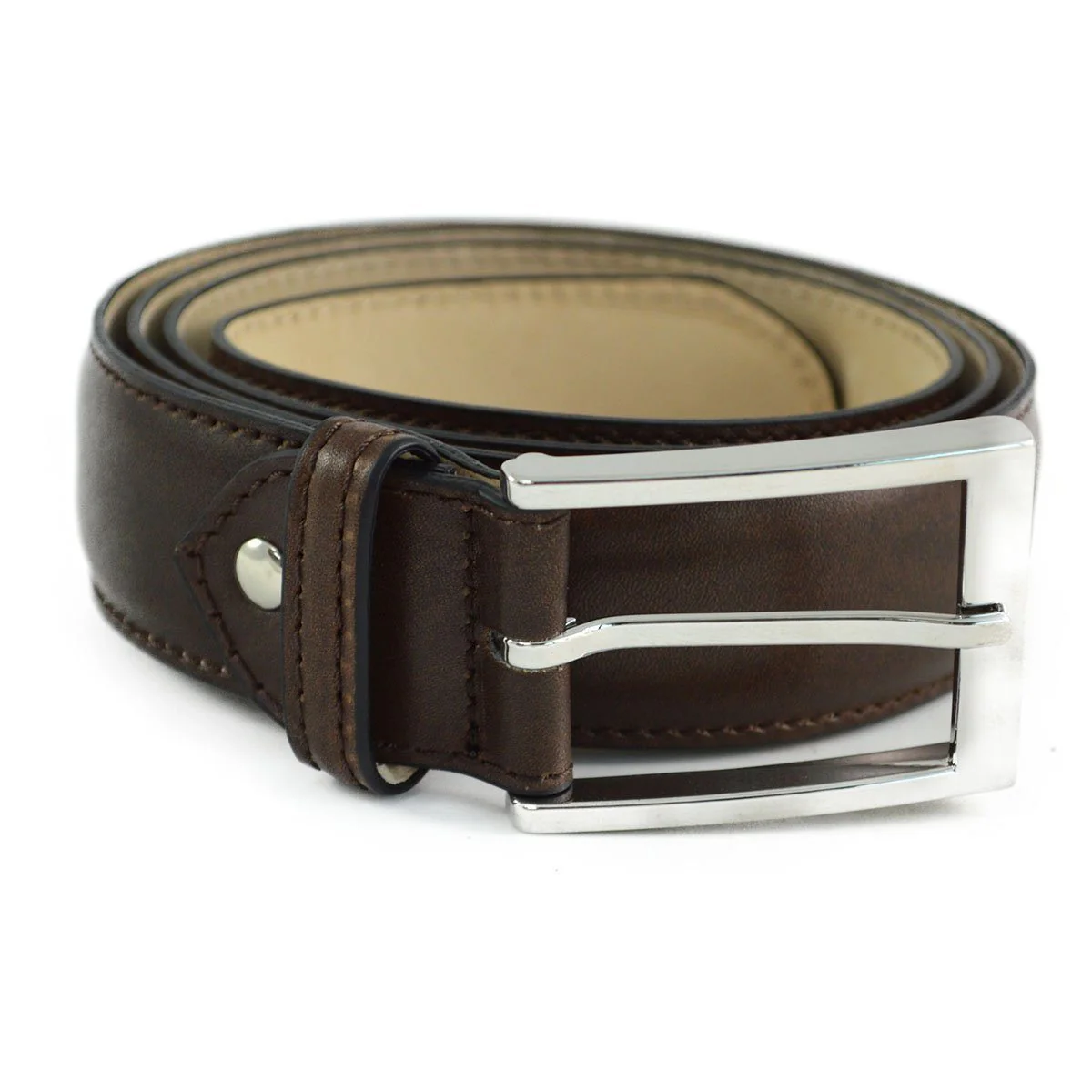 BERWICK 1707 Calf Leather Belt - Image 11
