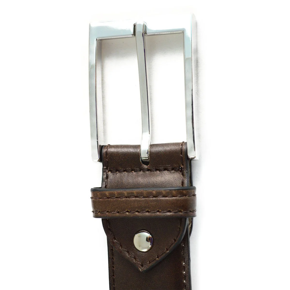 BERWICK 1707 Calf Leather Belt - Image 12