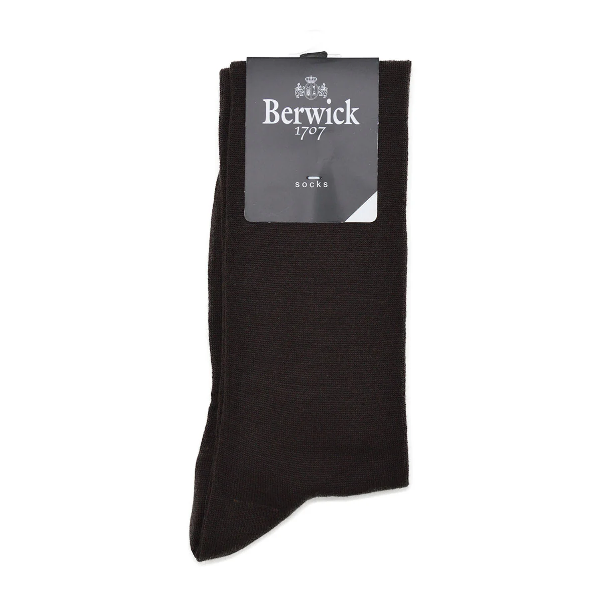 Berwick 1707 Over Calf Cotton Blend Plain Socks - Image 2
