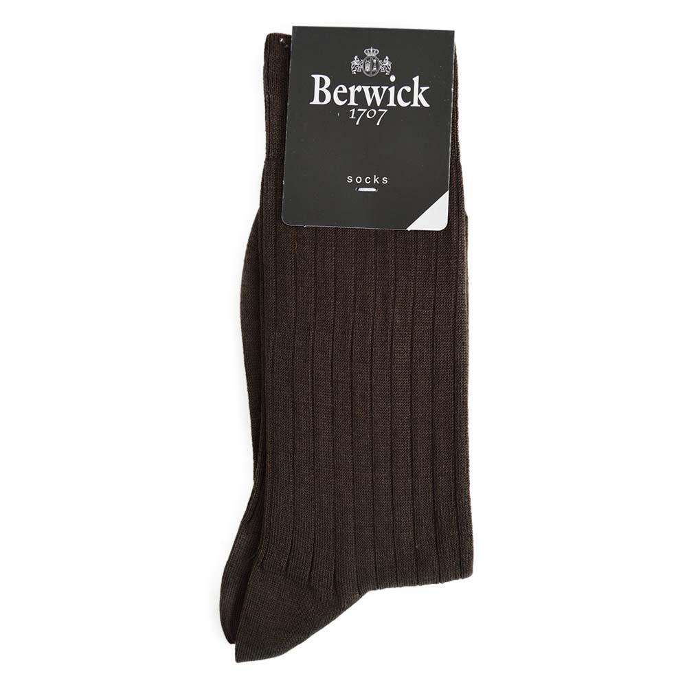 Berwick 1707 Over Calf Cotton Blend Ribbed Socks - Image 2