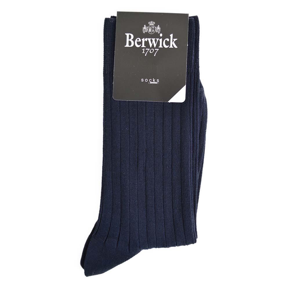 Berwick 1707 Over Calf Cotton Blend Ribbed Socks - Image 3