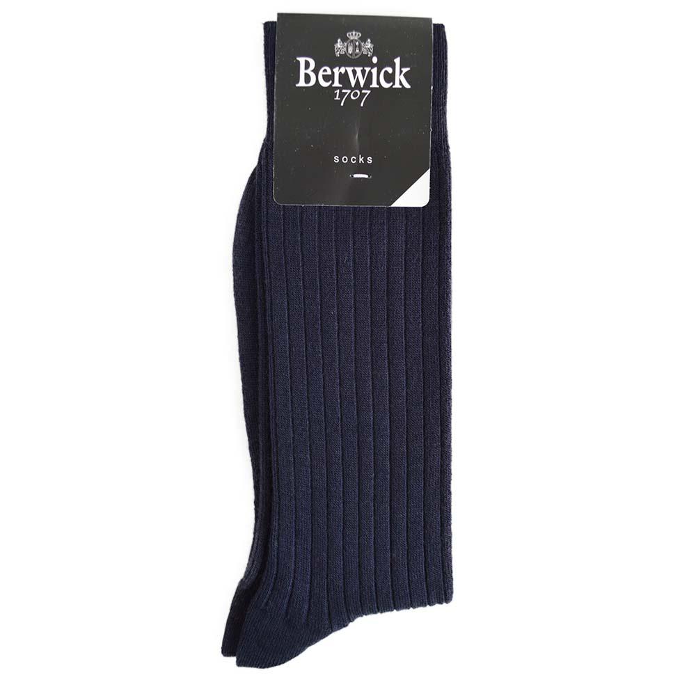 Berwick 1707 Over Calf Wool Blend Ribbed Socks - Image 3