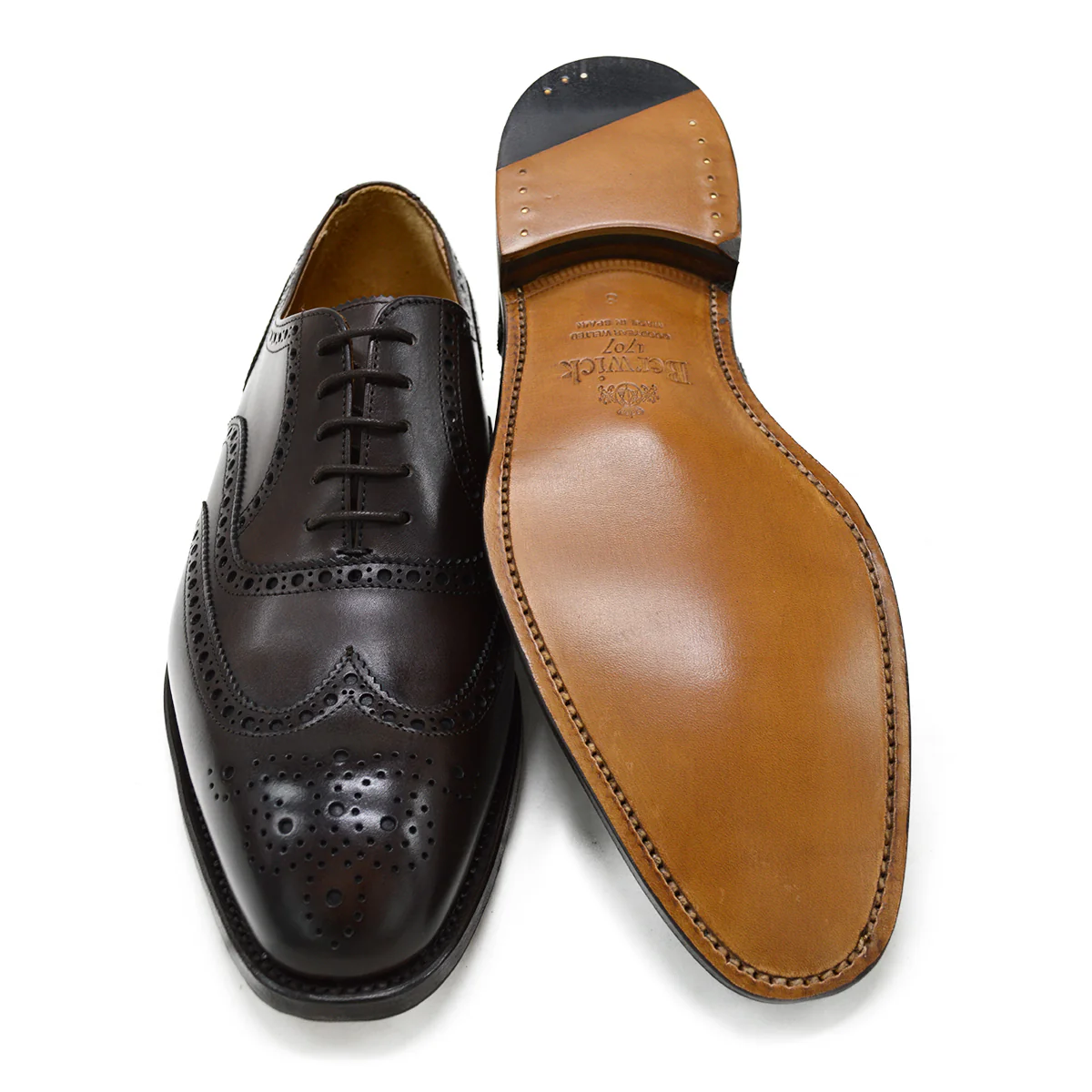 Berwick 1707 Oxford Brogue (5215) Black - Image 10