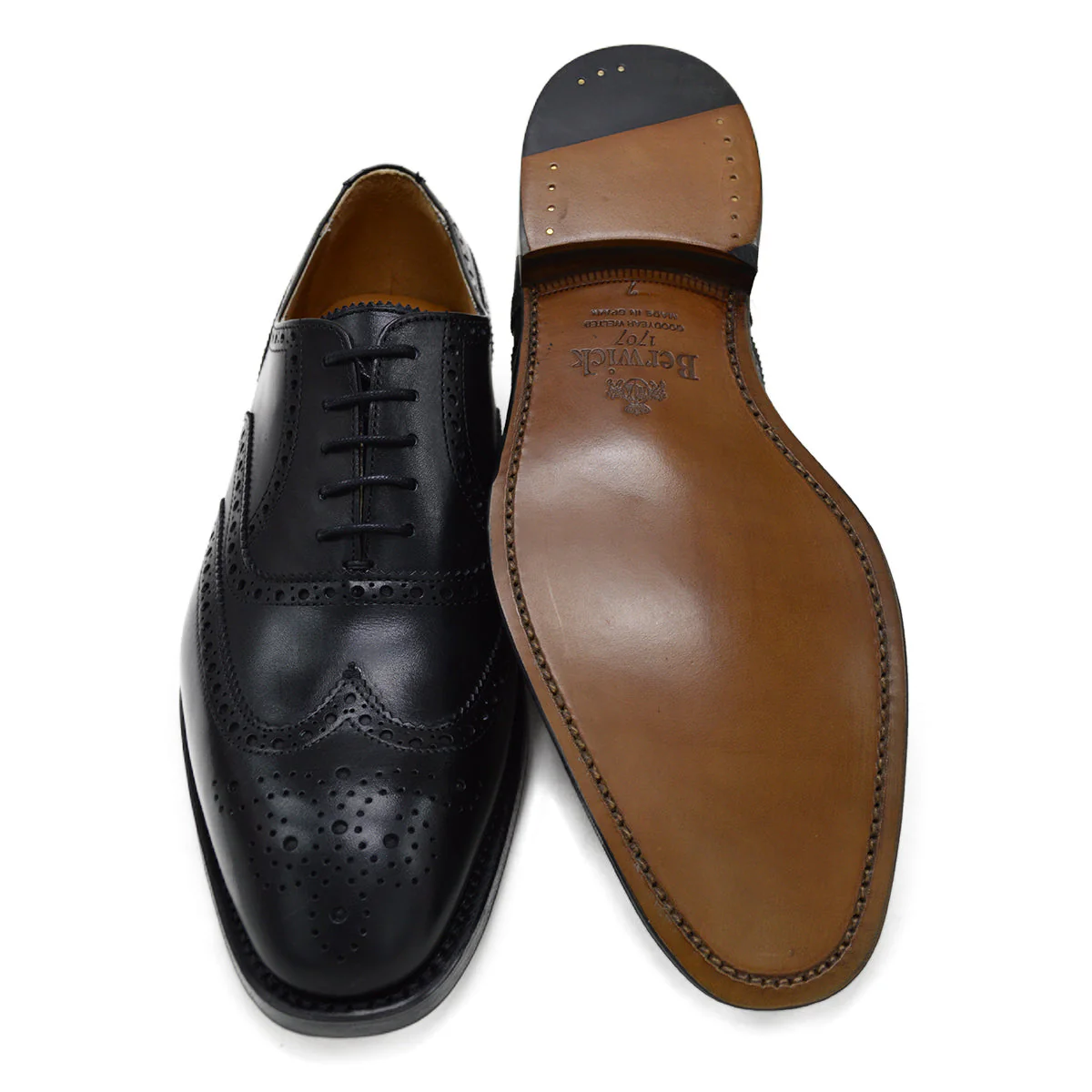 Berwick 1707 Oxford Brogue (5215) Black - Image 2