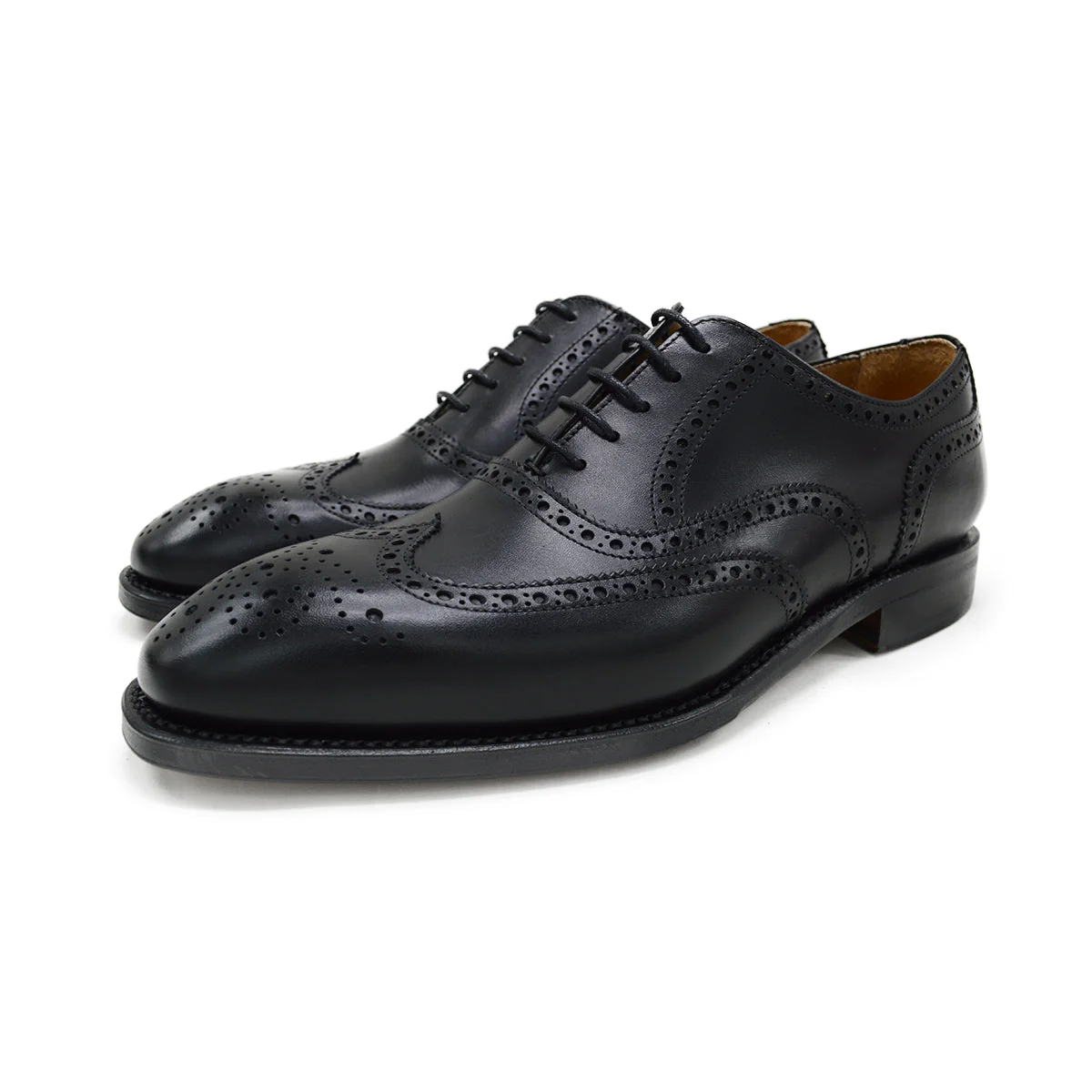 Berwick 1707 Oxford Brogue (5215) Black - Image 3