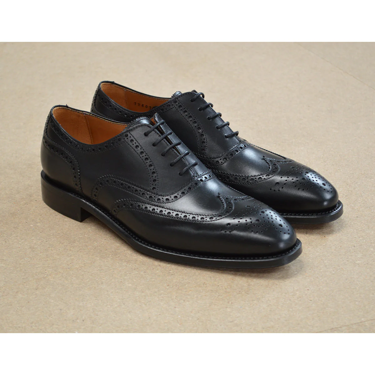 Berwick 1707 Oxford Brogue (5215) Black - Image 8