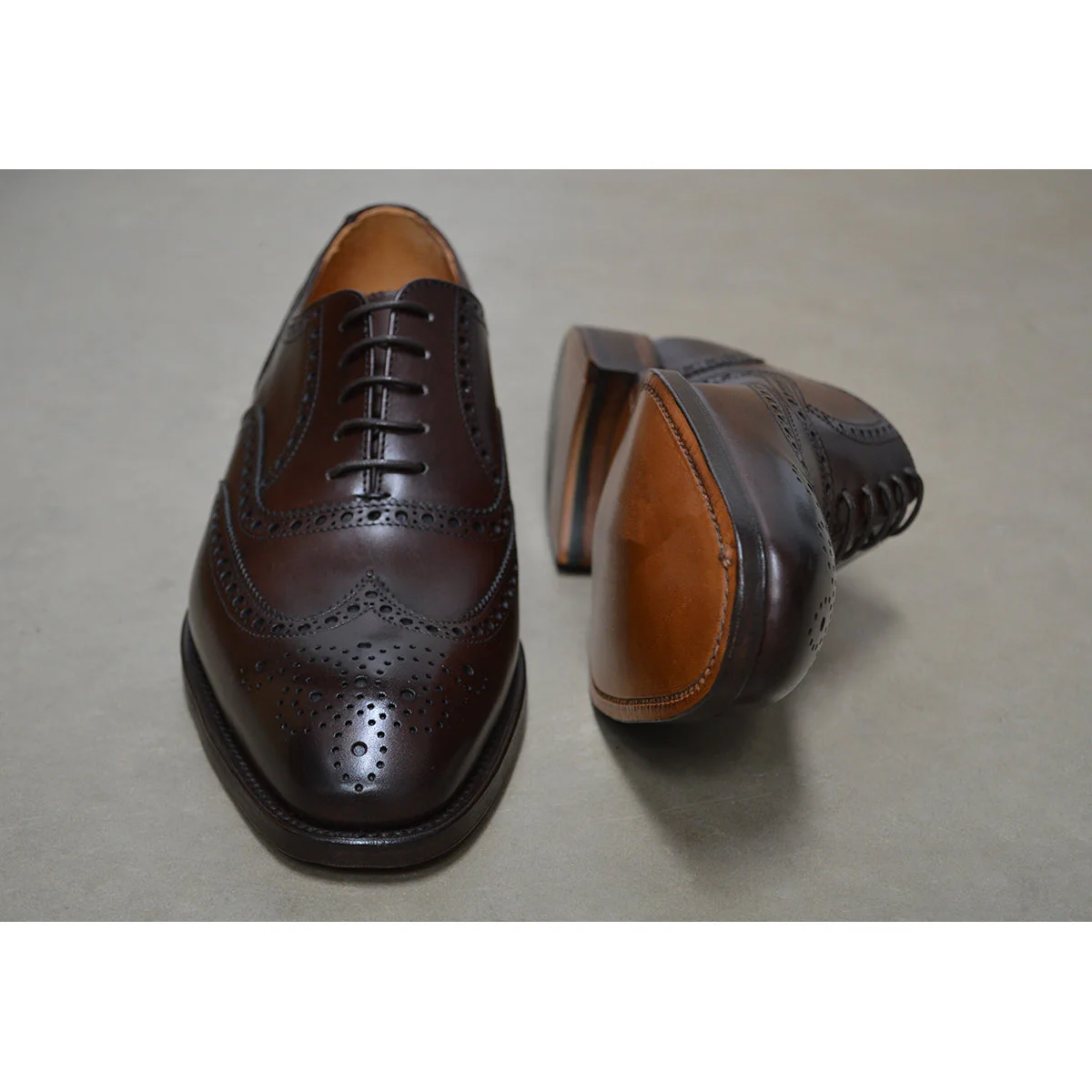 Berwick 1707 Oxford Brogue (5215) Dark Brown - Image 8