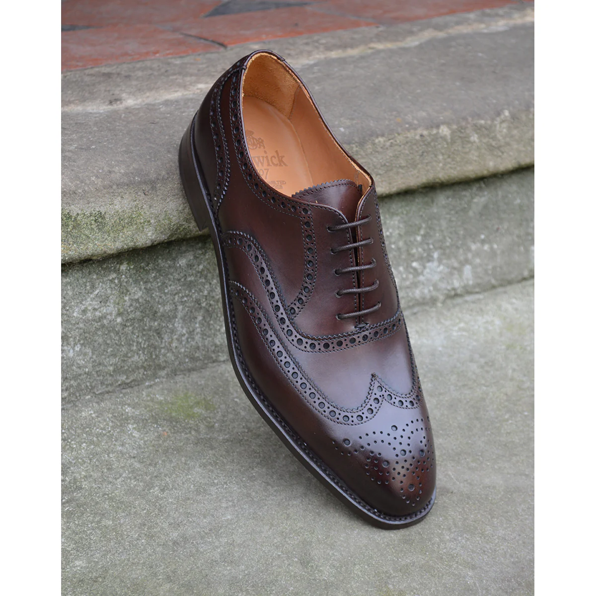 Berwick 1707 Oxford Brogue (5215) Dark Brown - Image 9