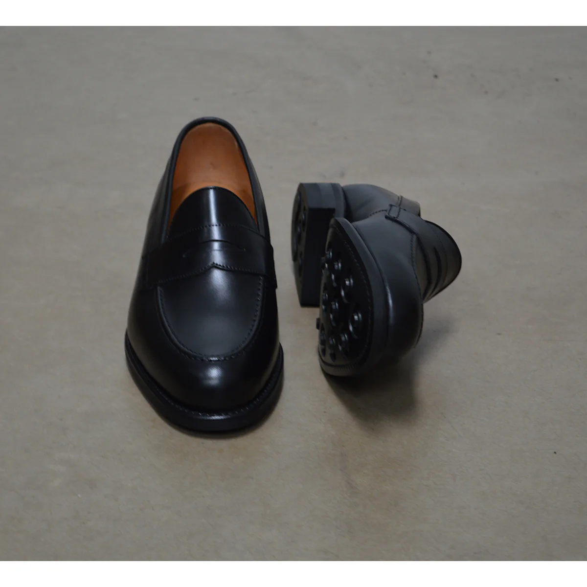 Berwick 1707 Penny Loafer (9628) Black Boxcalf -Dainite - Image 10