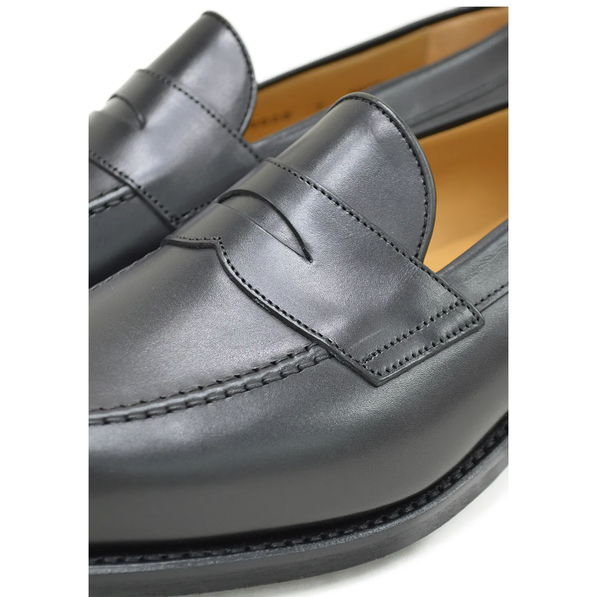 Berwick 1707 Penny Loafer (9628) Black Boxcalf -Dainite - Image 4