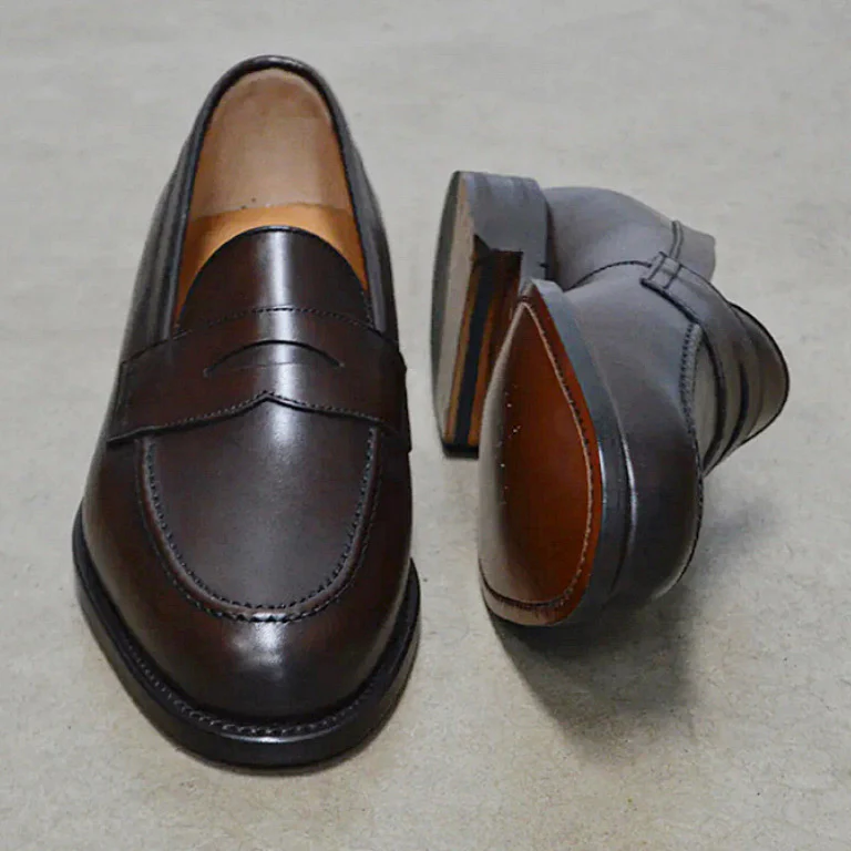 Berwick 1707 Penny Loafer (9628) Dark Brown - Image 7