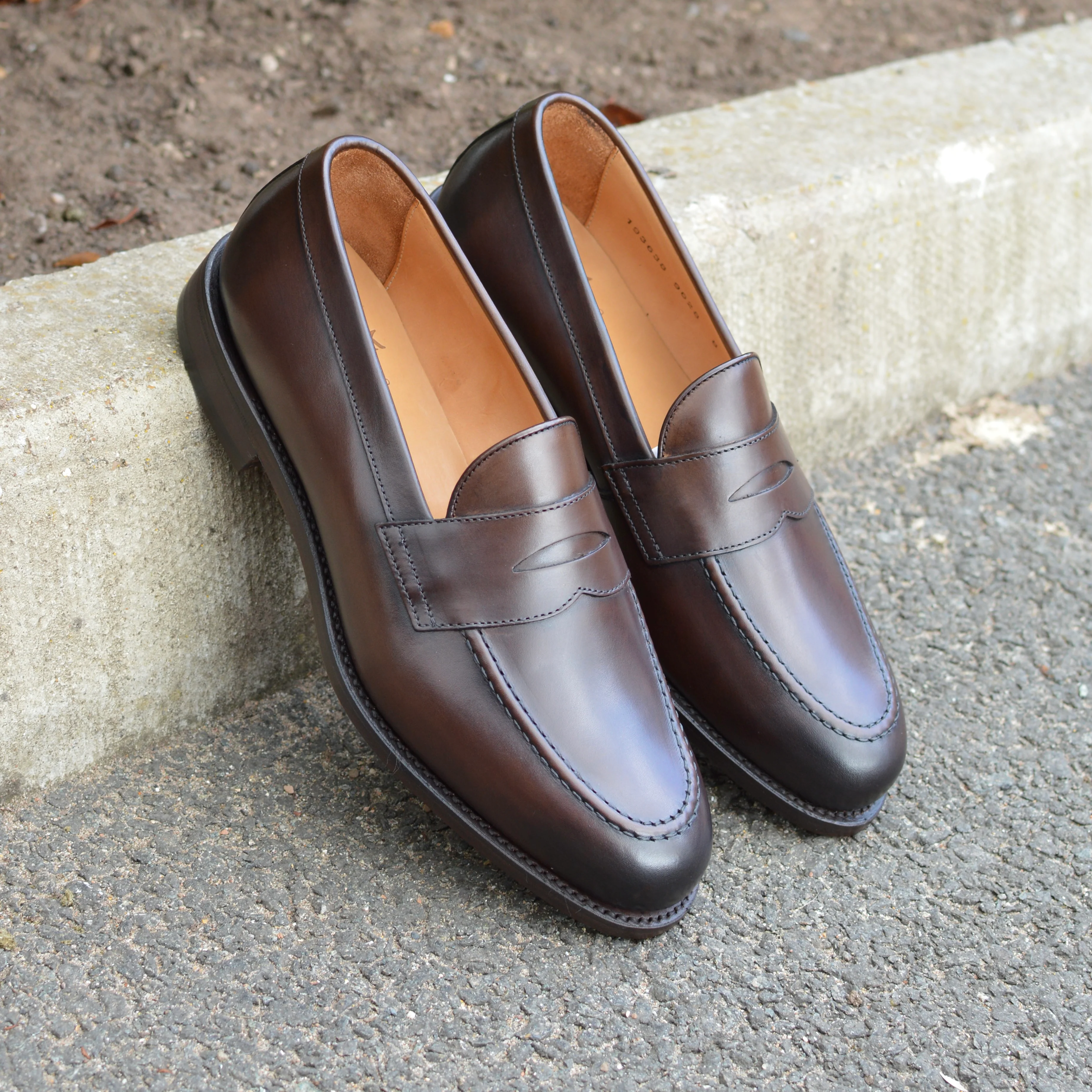 Berwick 1707 Penny Loafer (9628) Dark Brown - Image 9