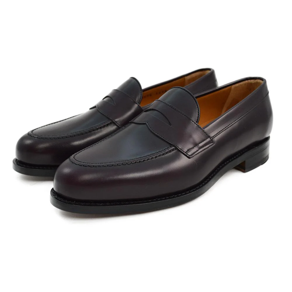 Berwick 1707 Penny Loafer (9628) Burgundy Hi-Shine - Image 3