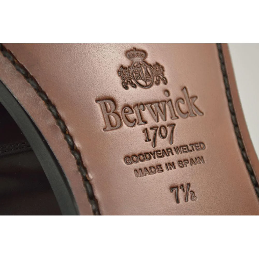 Berwick 1707 Penny Loafer (9628) Burgundy Hi-Shine - Image 7