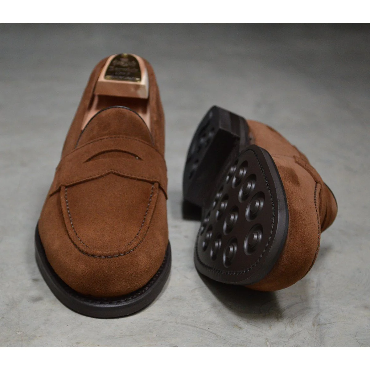 Berwick 1707 Penny Loafer (9628) Snuff Suede (Dainite) - Image 10