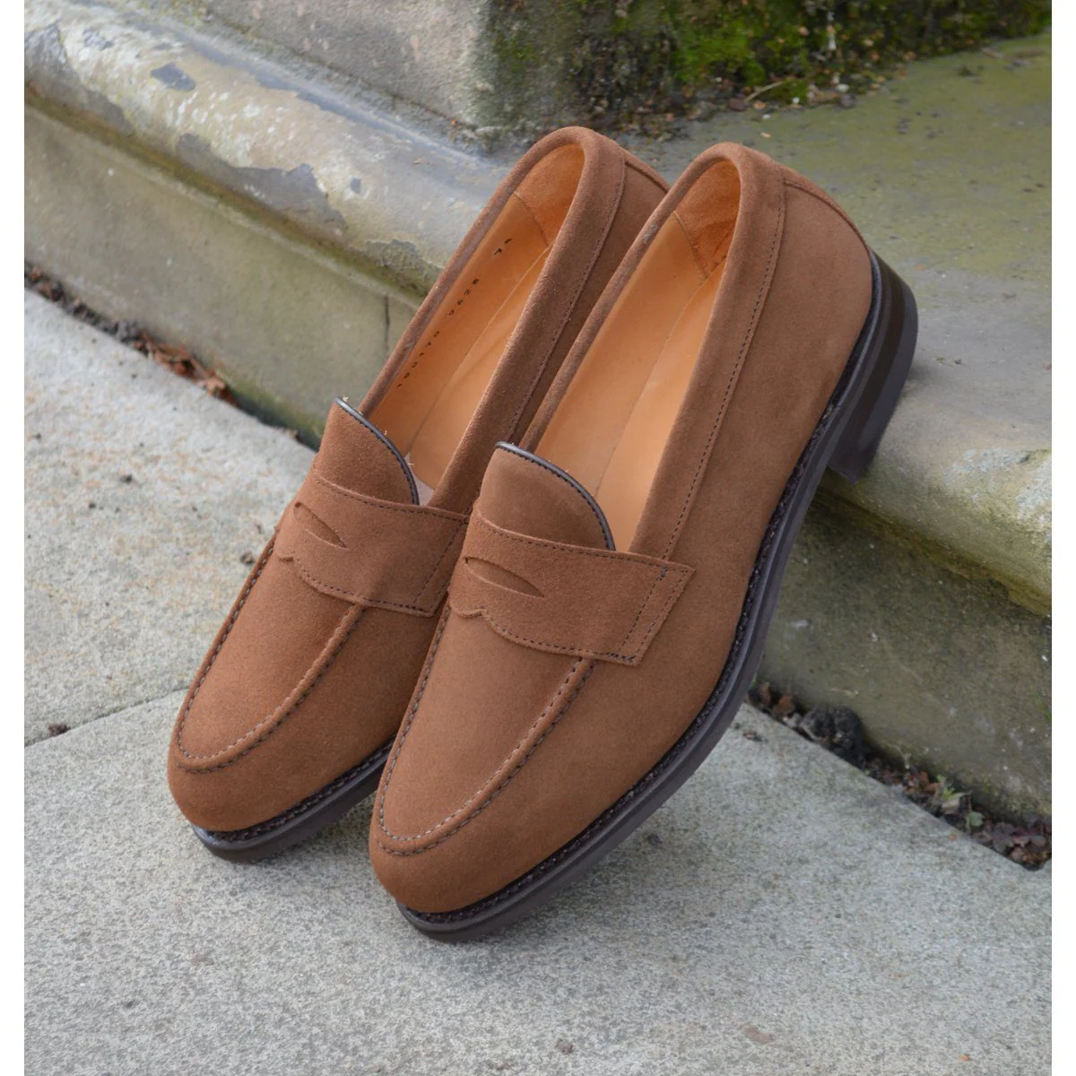 Berwick 1707 Penny Loafer (9628) Snuff Suede (Dainite) - Image 11