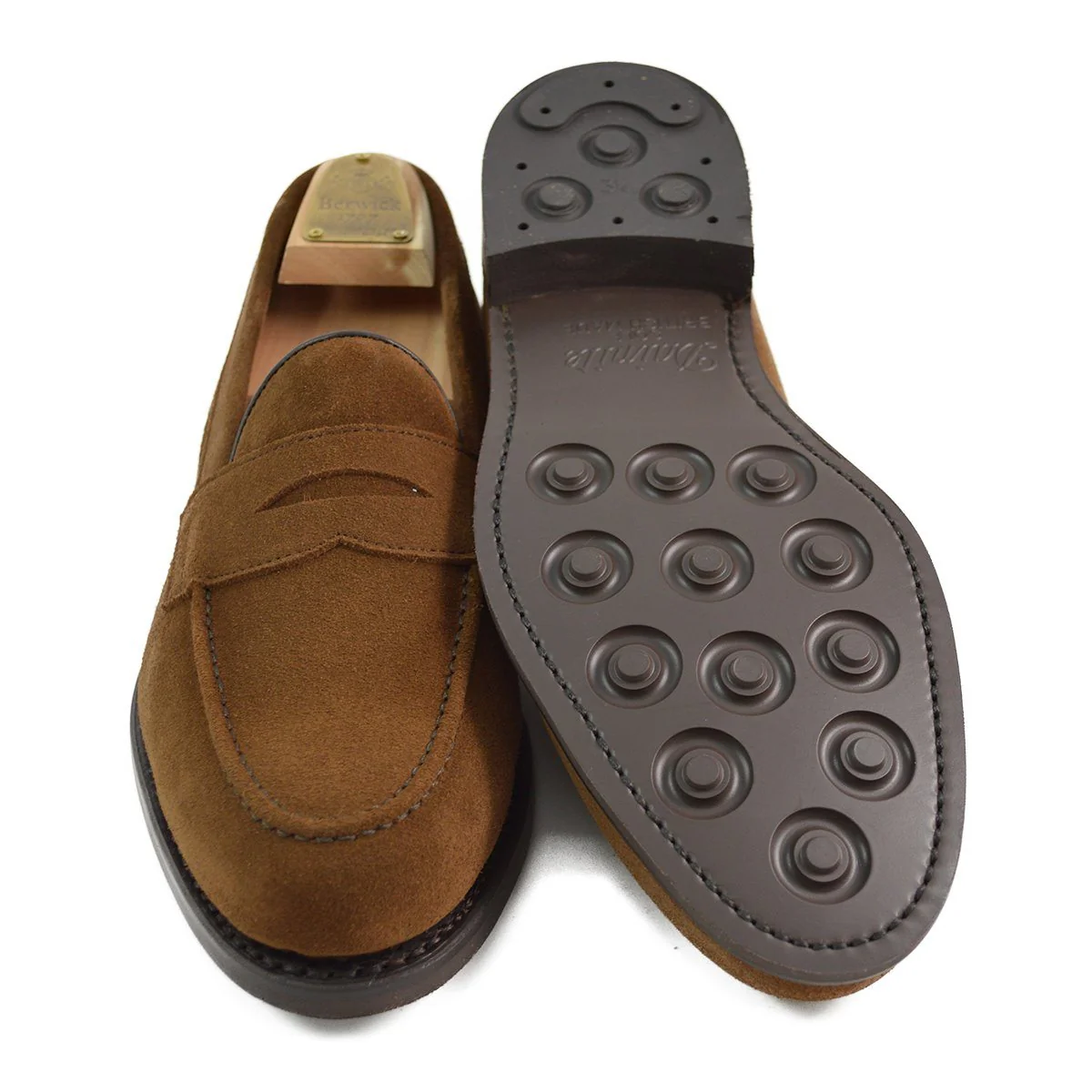 Berwick 1707 Penny Loafer (9628) Snuff Suede (Dainite) - Image 2