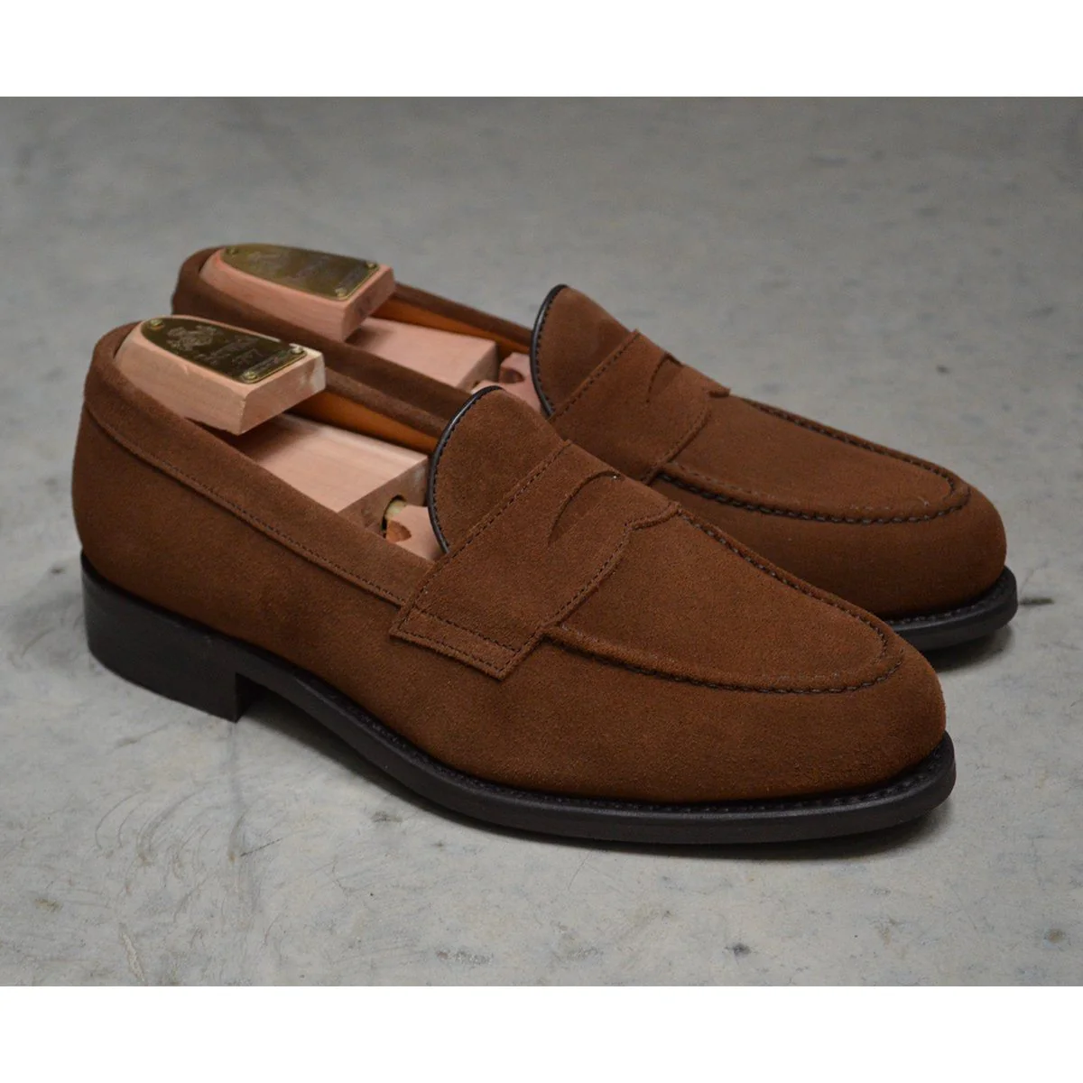 Berwick 1707 Penny Loafer (9628) Snuff Suede (Dainite) - Image 9