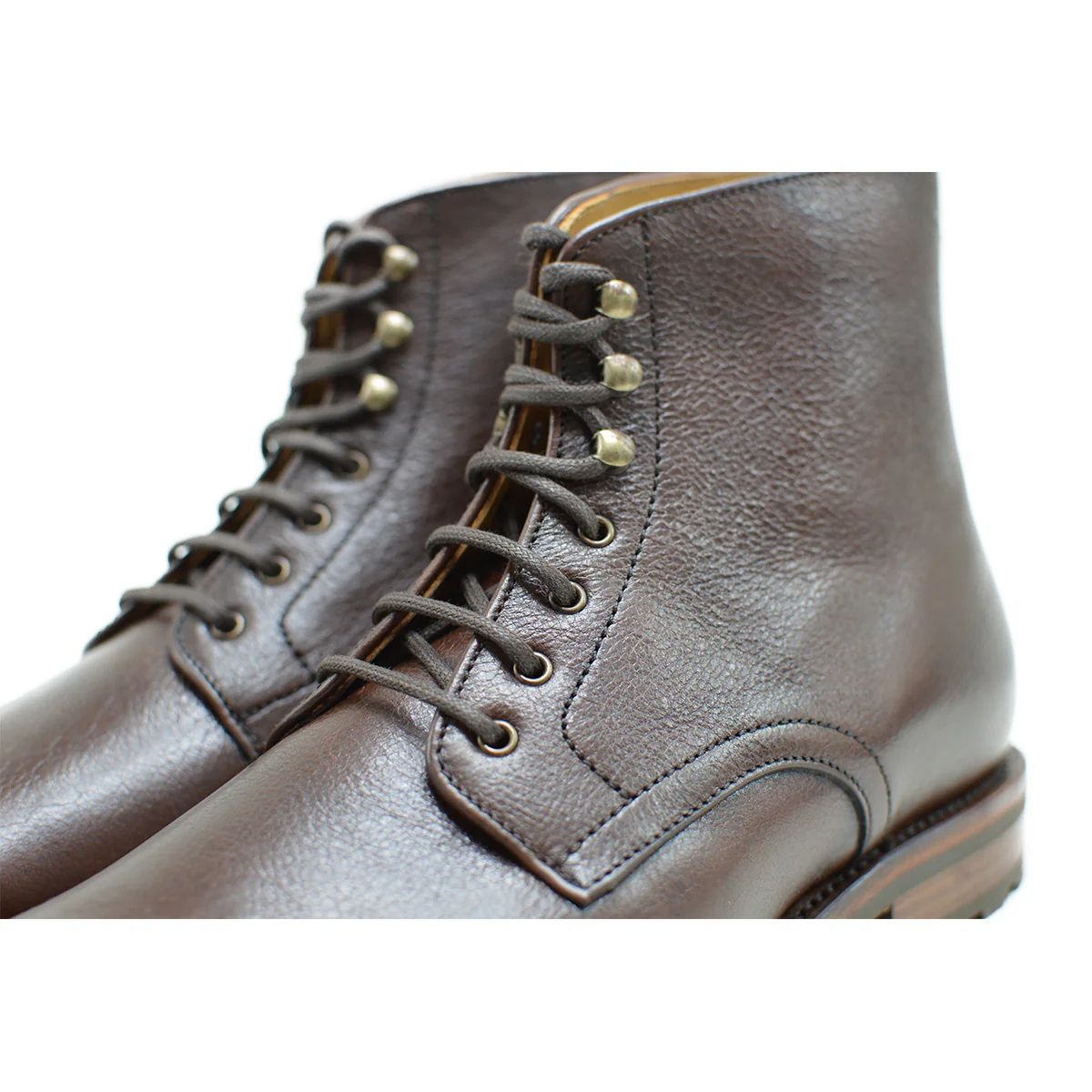 Berwick 1707 Plain Derby Boot (657) - Autumn Spice Kudu - Image 4