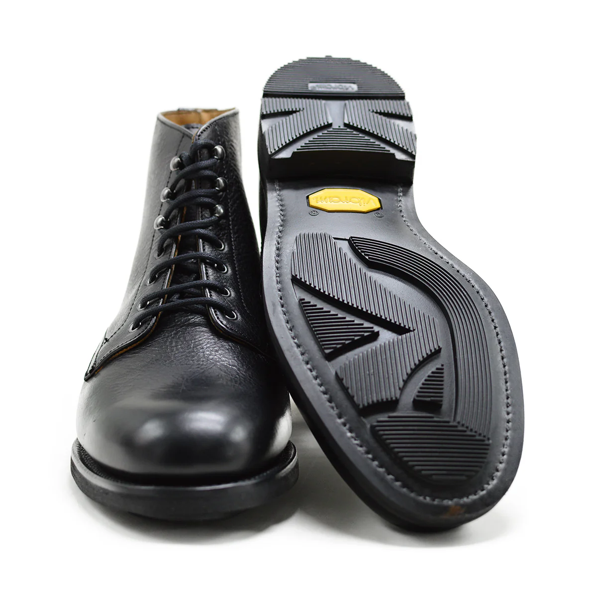 Berwick 1707 Plain Derby Boot (657) - Black Kudu - Image 2