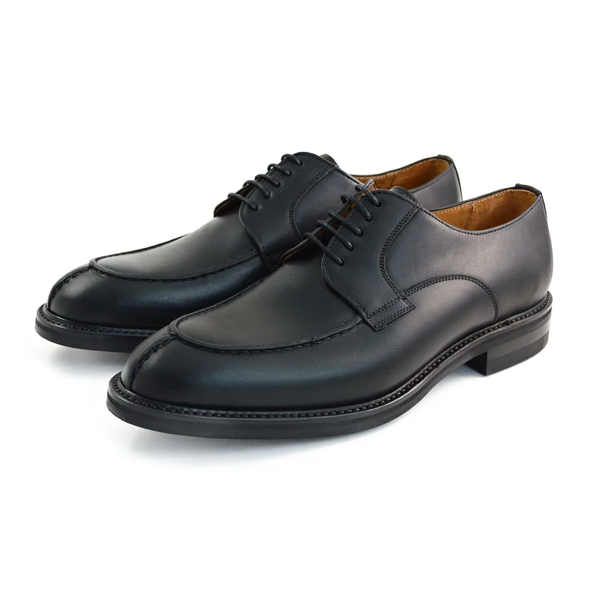 Berwick 1707 Split Toe Derby Shoe (2439) Black - Image 3