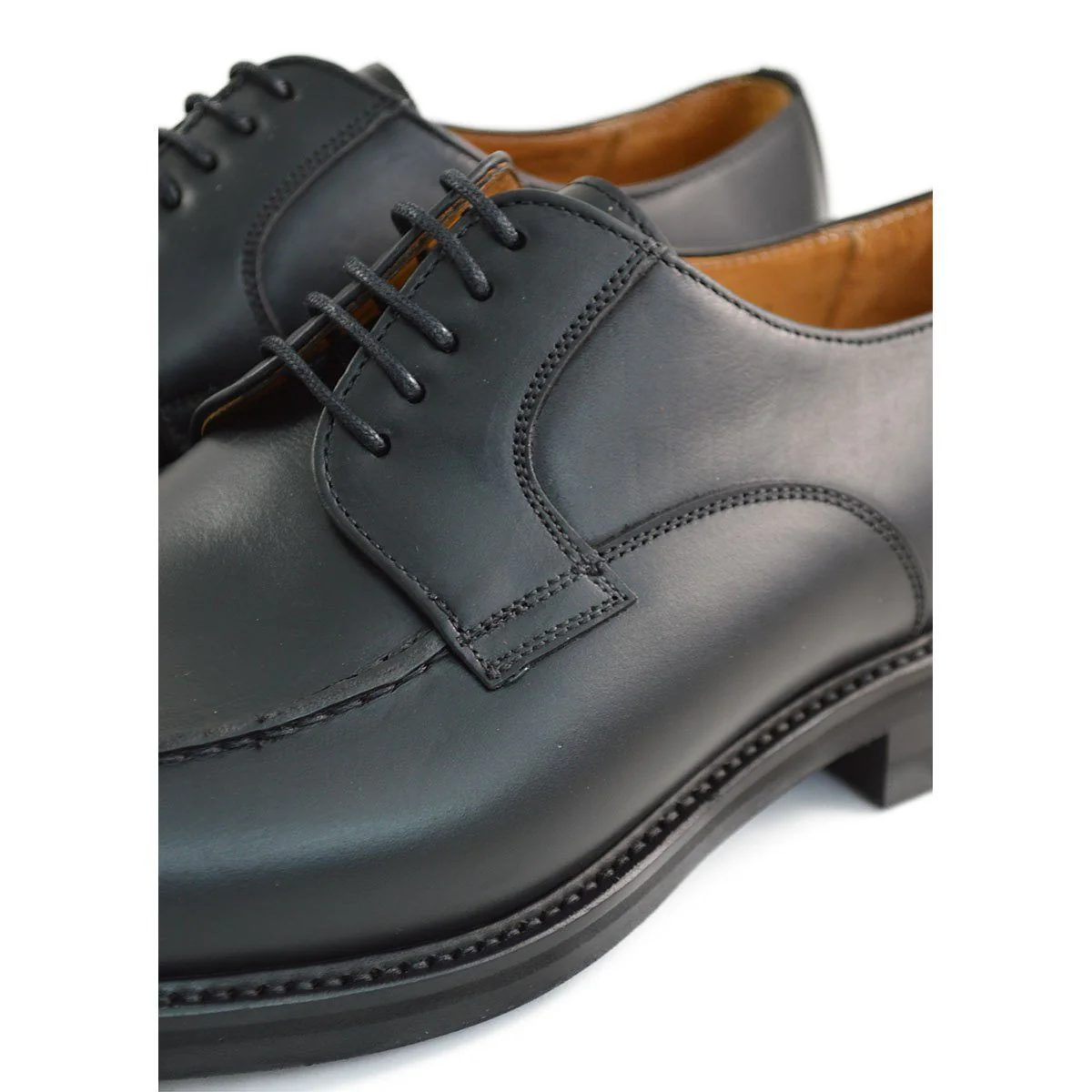 Berwick 1707 Split Toe Derby Shoe (2439) Black - Image 4
