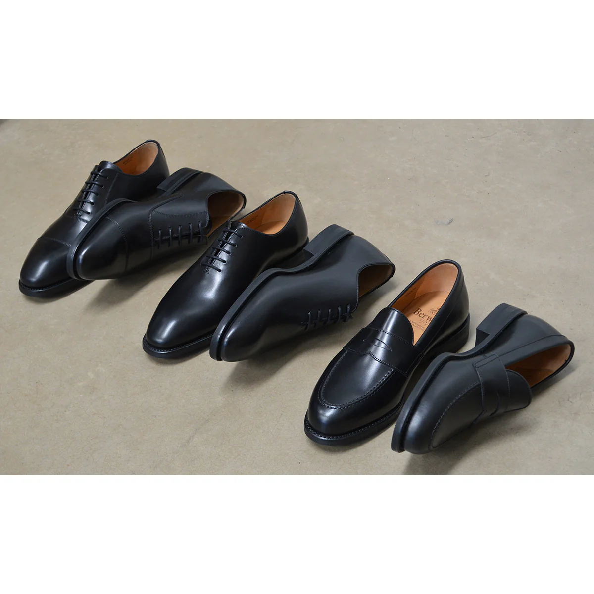 Berwick 1707 Straight Cap Oxford (5217) - Black Boxcalf (Dainite) - Image 10