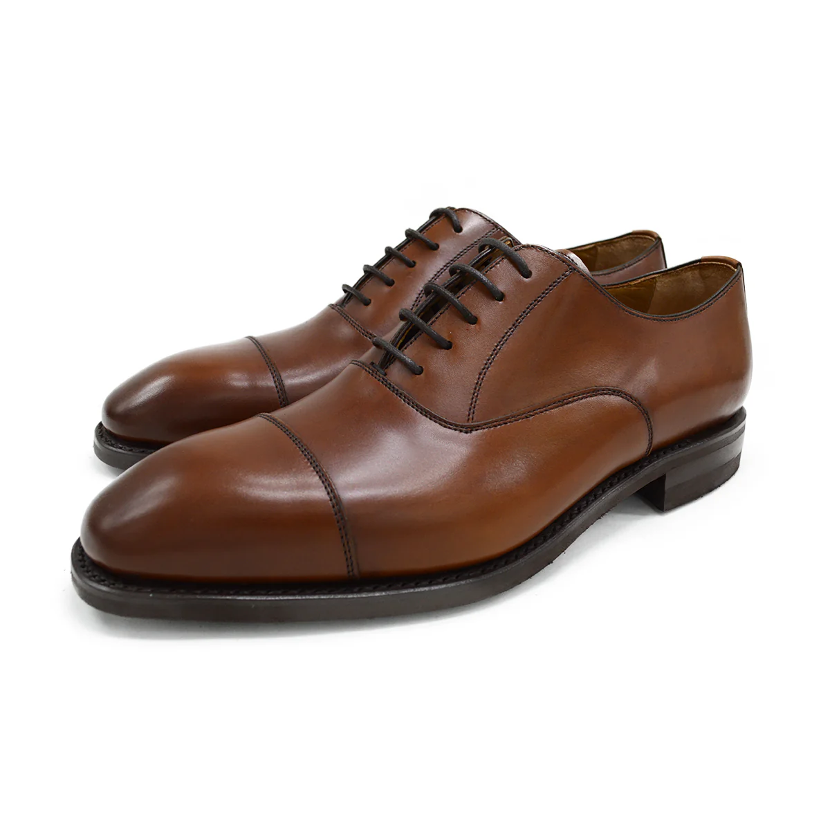 Berwick 1707 Straight Cap Oxford (5217) Cuero (Tan) Dainite - Image 3