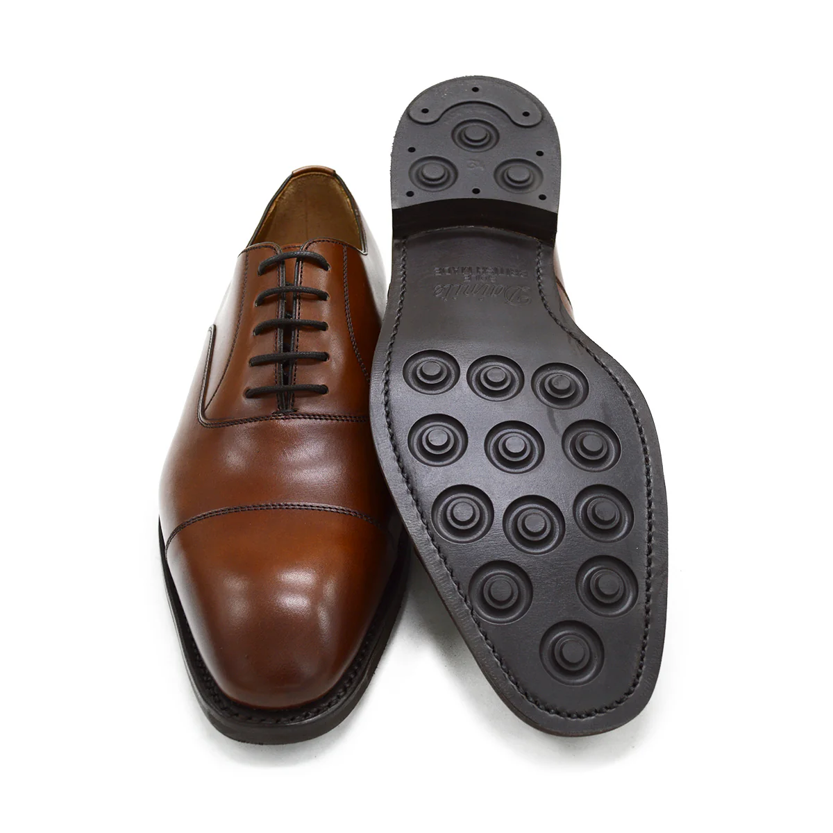 Berwick 1707 Straight Cap Oxford (5217) Cuero (Tan) Dainite - Image 6