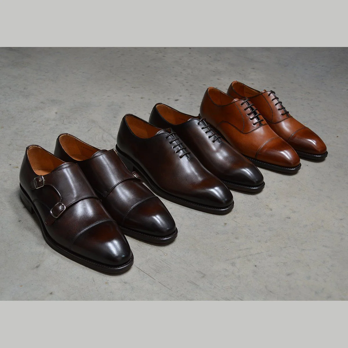 Berwick 1707 Straight Cap Oxford (5217) - Light Tan - Image 12