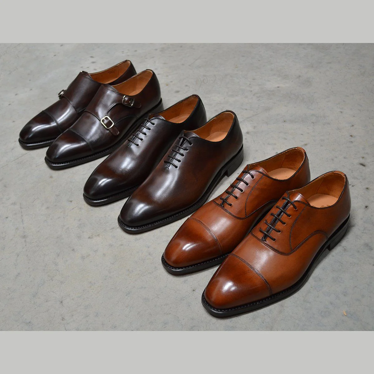 Berwick 1707 Straight Cap Oxford (5217) - Light Tan - Image 14