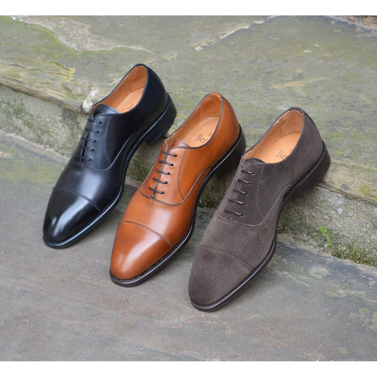 Berwick 1707 Straight Cap Oxford (5217) - Light Tan - Image 16