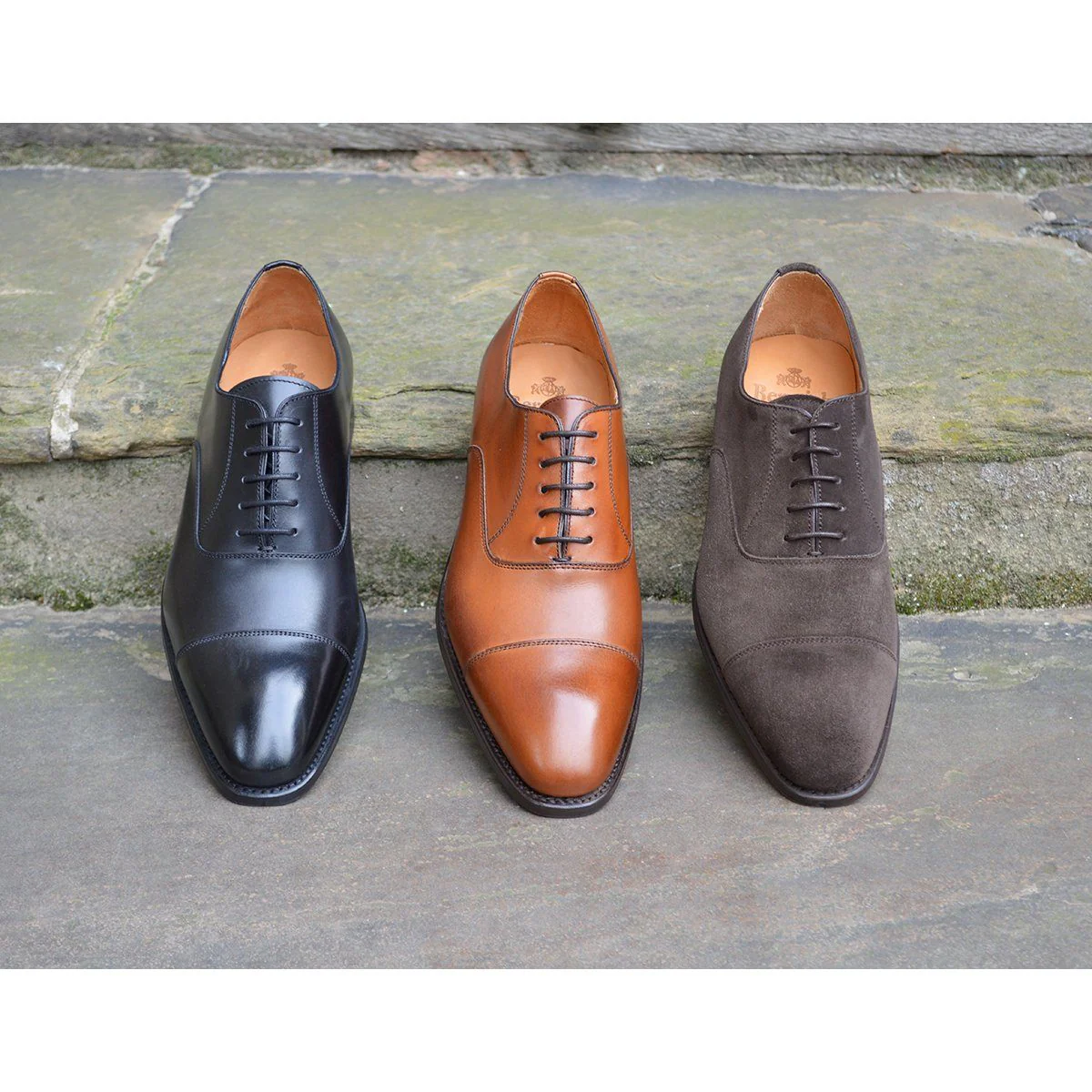 Berwick 1707 Straight Cap Oxford (5217) - Light Tan - Image 17