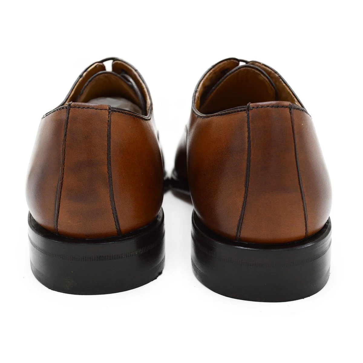 Berwick 1707 Straight Cap Oxford (5217) - Light Tan - Image 6