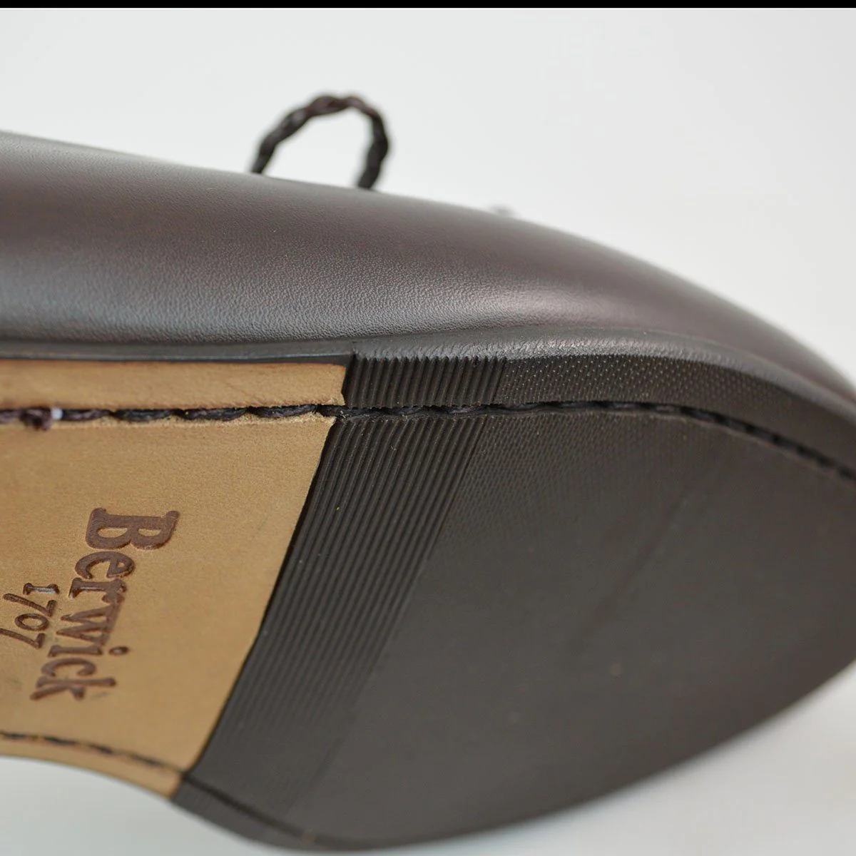 Berwick 1707 Braided Tassel Belgian Loafer (5154) -Dark Brown - Image 8