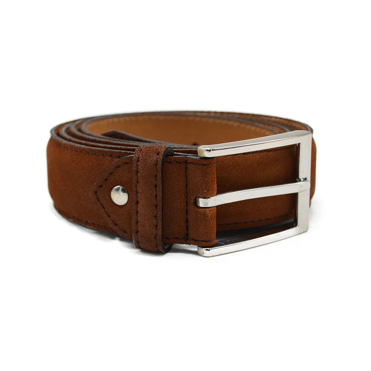 BERWICK 1707 Suede Leather Belt - Image 7