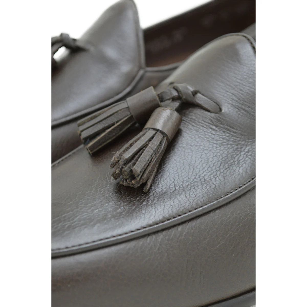 Berwick 1707 Tassel Belgian Loafer (4951) Dark Brown Deerskin - Image 4