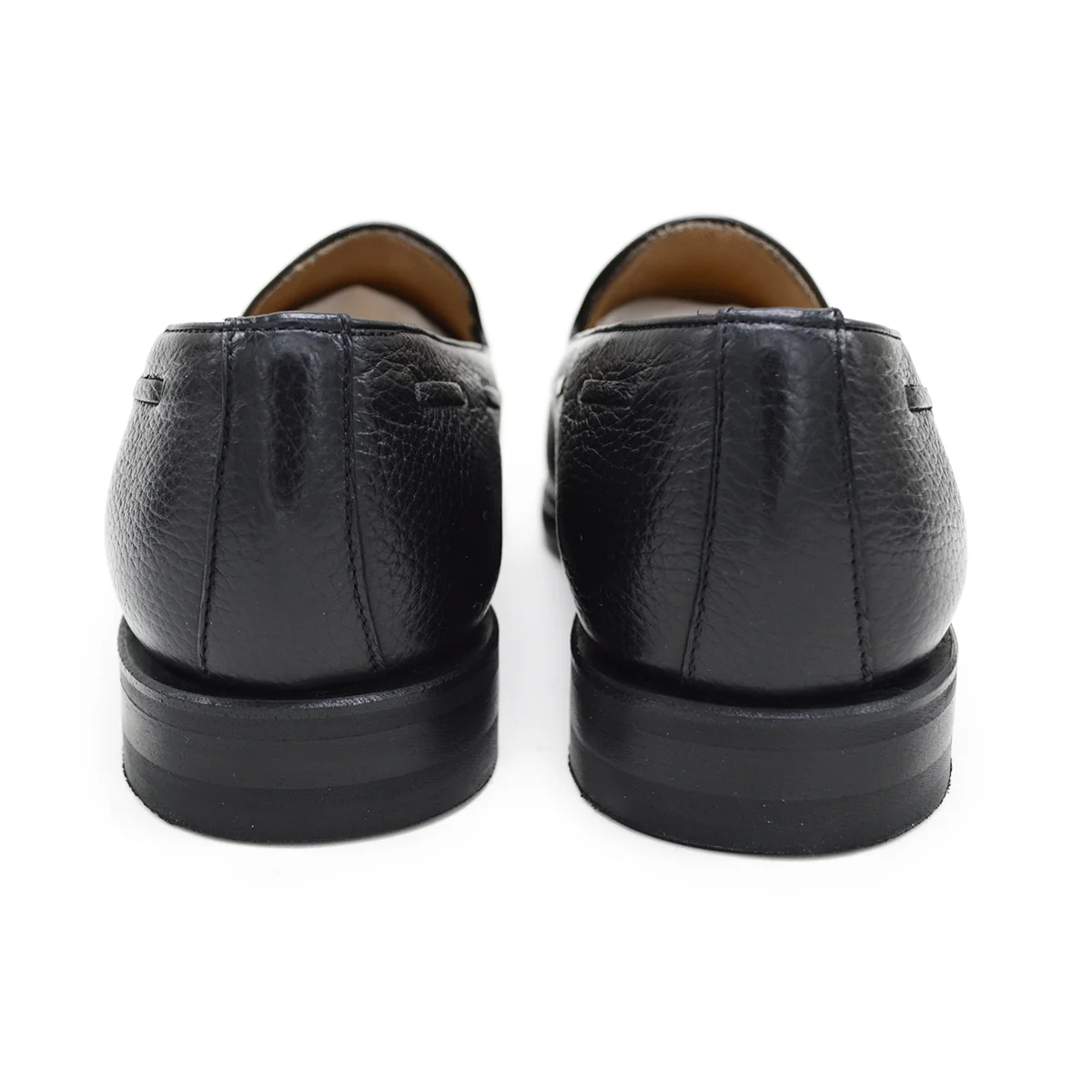 Berwick 1707 Tasselled Slip On (8491) Black Deerskin - Image 6