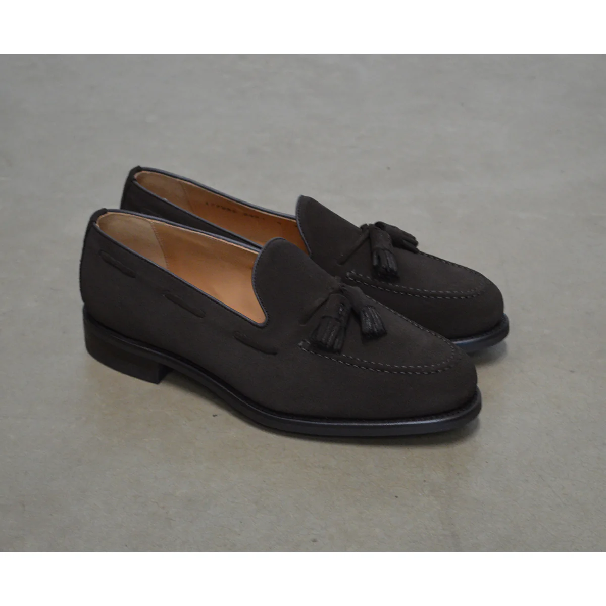 Berwick 1707 Tasselled Slip On (8491) Suede (Dainite) - Image 8