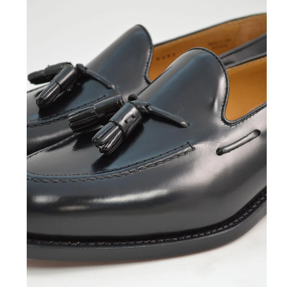 Berwick 1707 Tasselled Slip On (8491) Black Hi Shine - Image 4