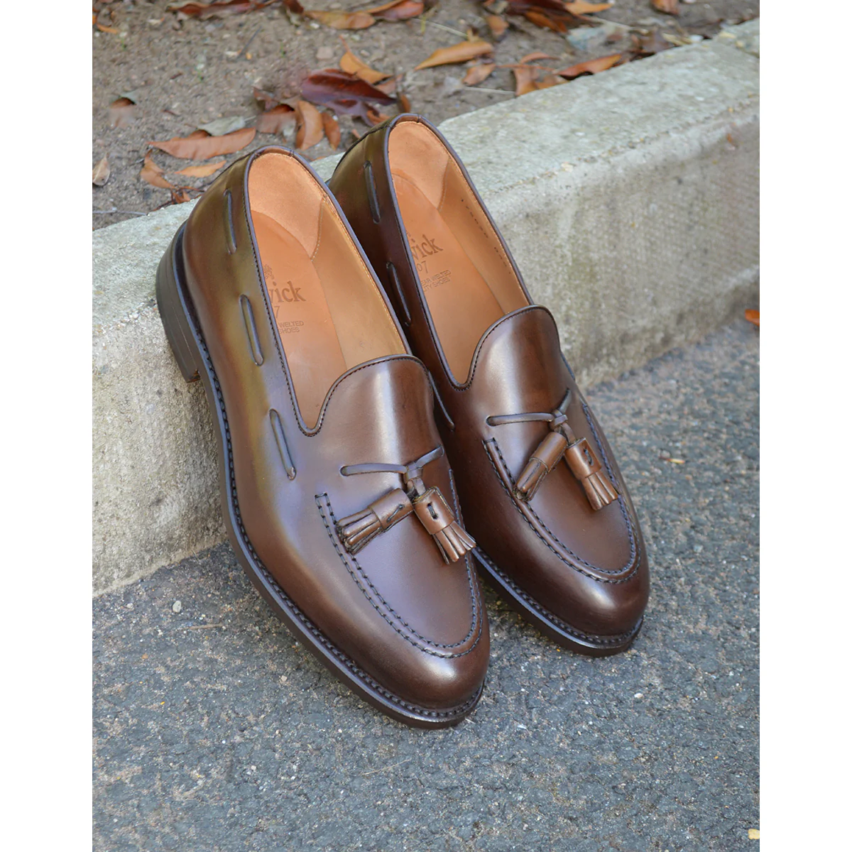 Berwick 1707 Tasseled Loafer (8491) Medio (Brown) - Image 10