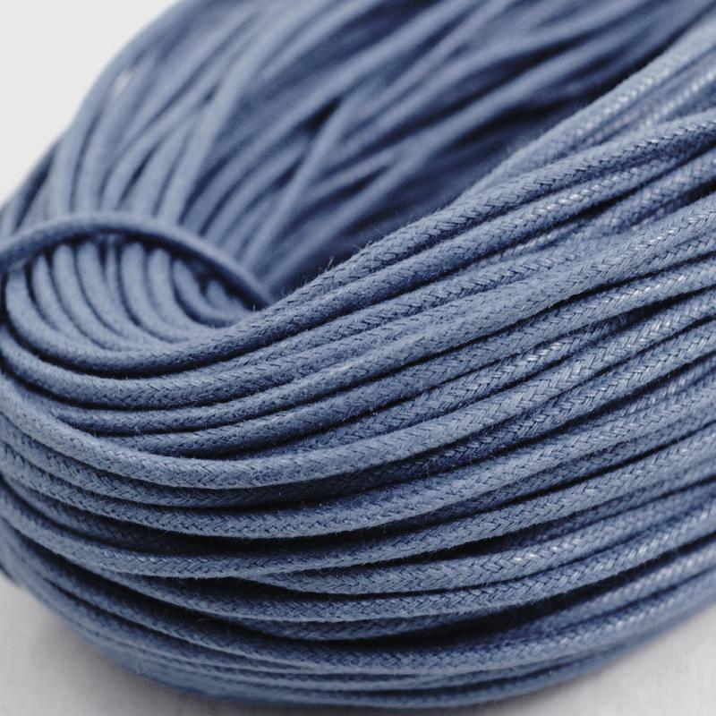 2.5mm Coloured Waxed Round Casual Shoe Laces - Image 6
