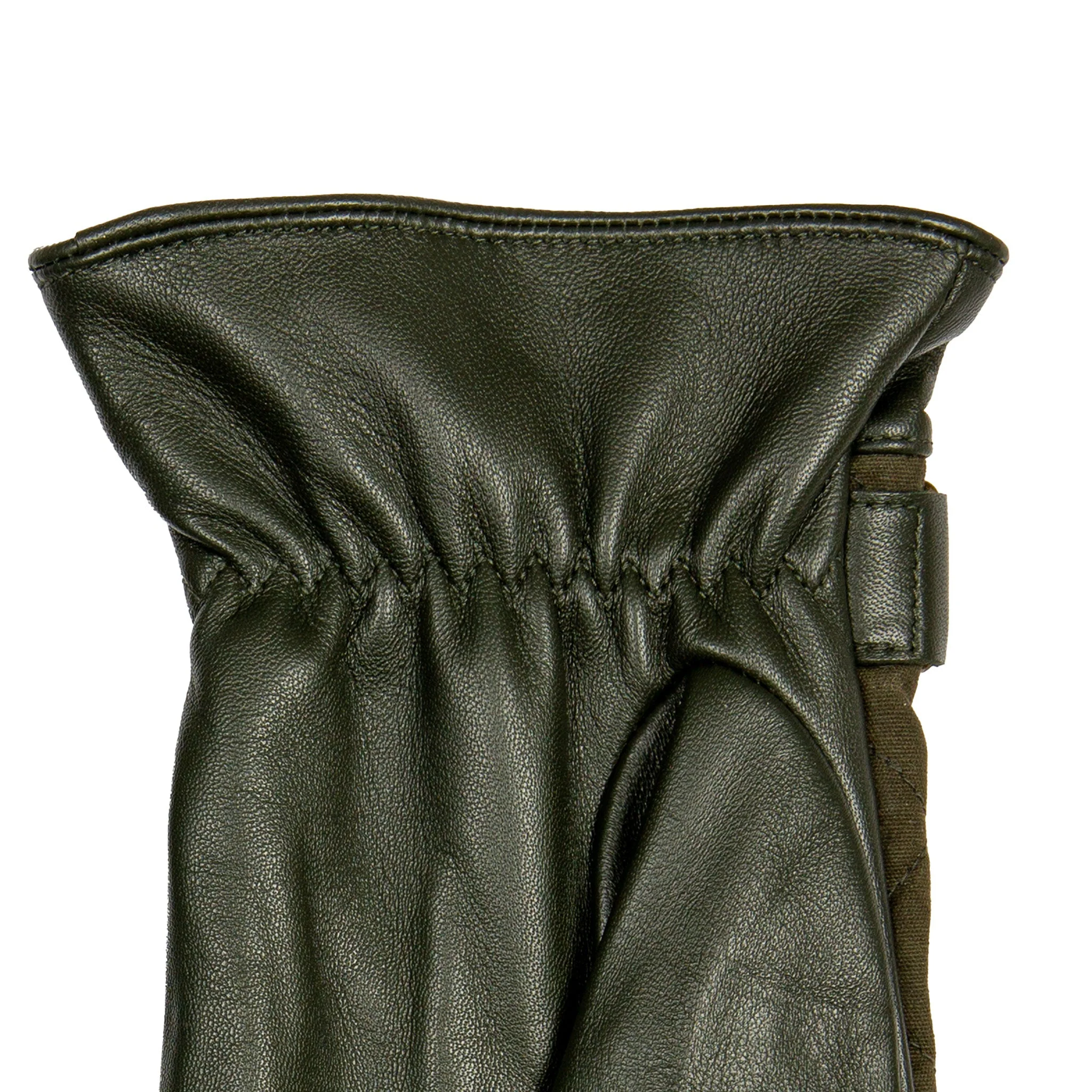DENTS BRUTON Men's Water-Resistant Lined Leather Gloves with Waxed Cotton Quilting - Image 12