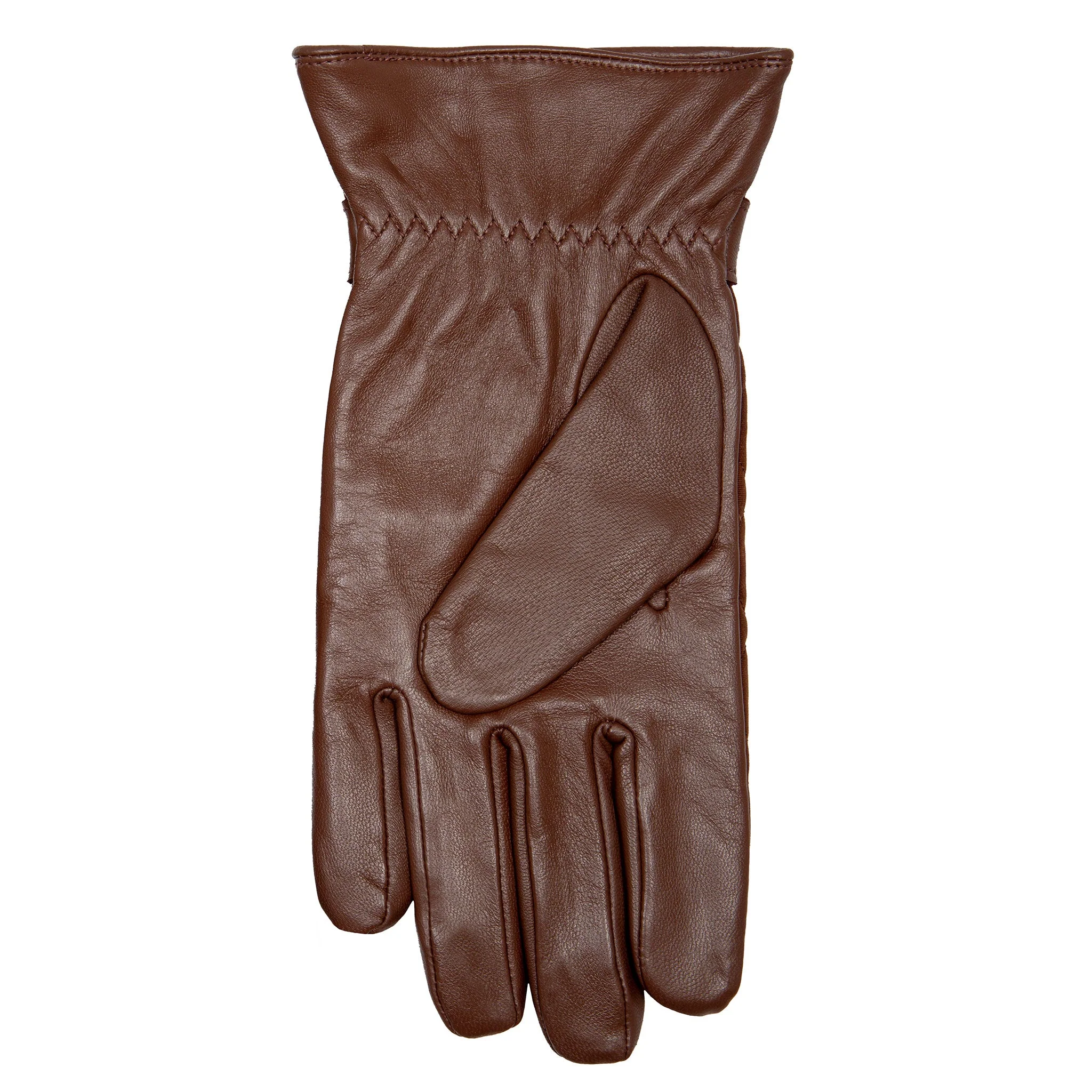 DENTS BRUTON Men's Water-Resistant Lined Leather Gloves with Waxed Cotton Quilting - Image 6