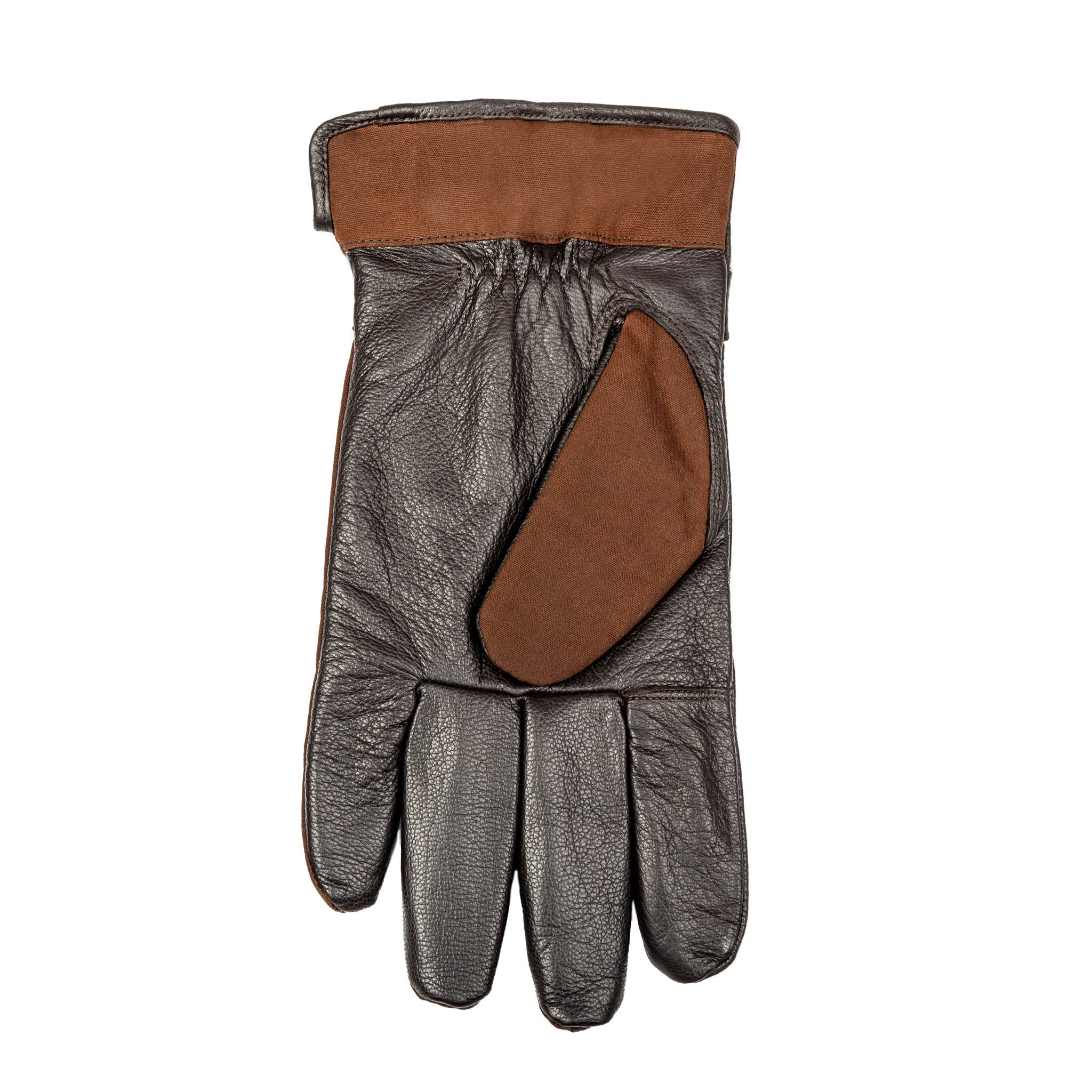 DENTS Crewkerne Men's Water-Resistant Thinsulate-Lined Imitation Deerskin Leather Gloves with Waxed Cotton - Image 13