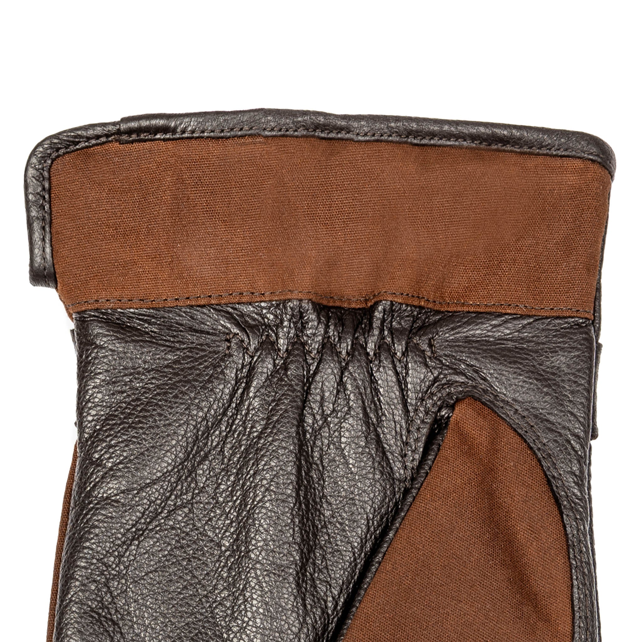 DENTS Crewkerne Men's Water-Resistant Thinsulate-Lined Imitation Deerskin Leather Gloves with Waxed Cotton - Image 14