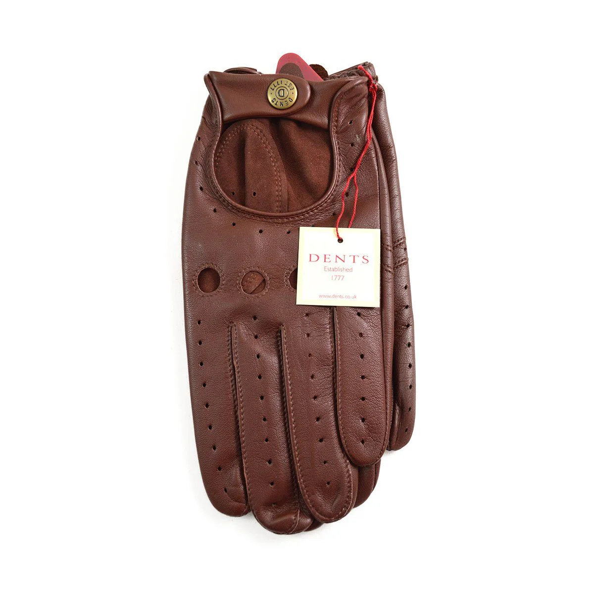 DENTS DELTA Men's Classic Leather Driving Gloves - Image 5