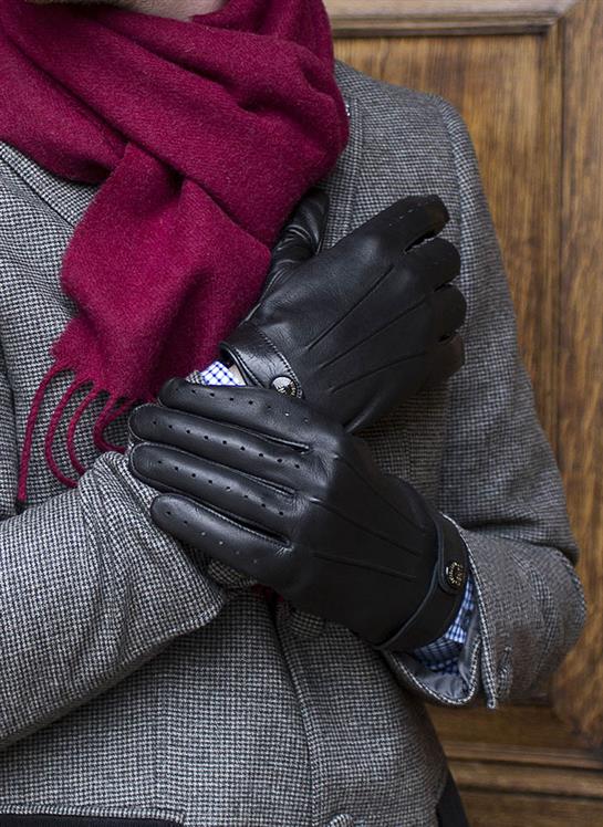 DENTS FLEMING Bond 007 Spectre Leather Driving Gloves - Image 5
