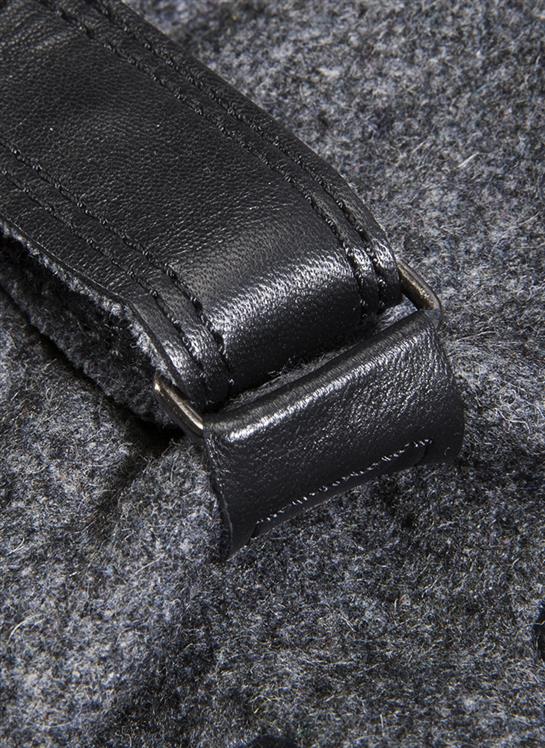 DENTS GUILDFORD - Men's Three-Point Fleece-Lined Flannel and Leather Gloves - Image 4