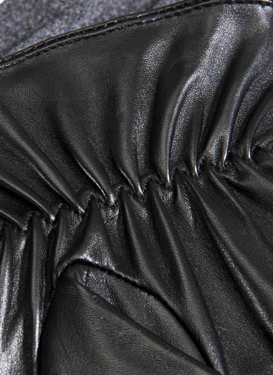 DENTS GUILDFORD - Men's Three-Point Fleece-Lined Flannel and Leather Gloves - Image 5